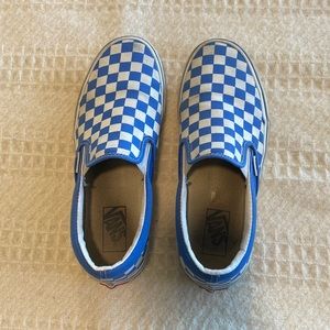 Vans women’s size 9, gently used, great condition royal blue